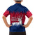 Norway Svalbard Family Matching Mermaid Dress and Hawaiian Shirt with Reindeer Silhouette Forest and Norwegian Flag - Wonder Print Shop