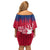 Norway Svalbard Family Matching Off Shoulder Short Dress and Hawaiian Shirt with Reindeer Silhouette Forest and Norwegian Flag - Wonder Print Shop