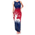 Norway Svalbard Family Matching Tank Maxi Dress and Hawaiian Shirt with Reindeer Silhouette Forest and Norwegian Flag - Wonder Print Shop