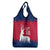 Norway Svalbard Grocery Bag with Reindeer Silhouette Forest and Norwegian Flag - Wonder Print Shop