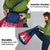 Norway Svalbard Grocery Bag with Reindeer Silhouette Forest and Norwegian Flag - Wonder Print Shop