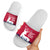 Norway Svalbard Slide Sandals with Reindeer Silhouette Forest and Norwegian Flag - Wonder Print Shop