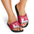 Norway Svalbard Slide Sandals with Reindeer Silhouette Forest and Norwegian Flag - Wonder Print Shop