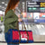 Norway Svalbard Travel Bag with Reindeer Silhouette Forest and Norwegian Flag - Wonder Print Shop