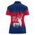 Norway Svalbard Women Polo Shirt with Reindeer Silhouette Forest and Norwegian Flag - Wonder Print Shop