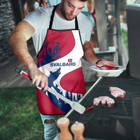 Svalbard Norway Apron with Polar Bear Forest and Norwegian Flag - Wonder Print Shop
