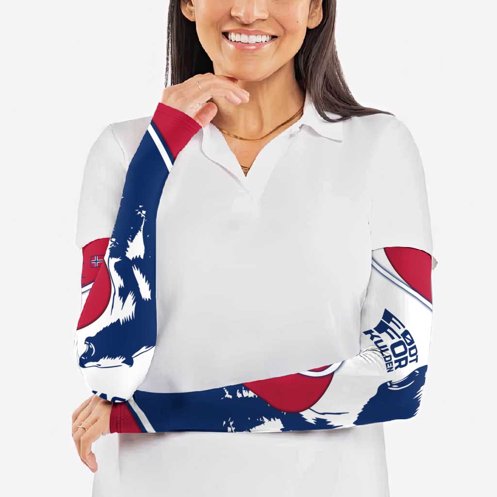 Svalbard Norway Arm Sleeves with Polar Bear Forest and Norwegian Flag - Wonder Print Shop