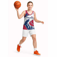 Svalbard Norway Basketball Jersey with Polar Bear Forest and Norwegian Flag - Wonder Print Shop