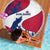 Svalbard Norway Beach Blanket with Polar Bear Forest and Norwegian Flag - Wonder Print Shop