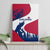 Svalbard Norway Canvas Wall Art with Polar Bear Forest and Norwegian Flag - Wonder Print Shop