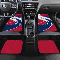 Svalbard Norway Car Mats with Polar Bear Forest and Norwegian Flag - Wonder Print Shop