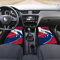 Svalbard Norway Car Mats with Polar Bear Forest and Norwegian Flag - Wonder Print Shop