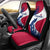 Svalbard Norway Car Seat Cover with Polar Bear Forest and Norwegian Flag - Wonder Print Shop