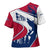 Svalbard Norway Cross Shoulder Shirt with Polar Bear Forest and Norwegian Flag - Wonder Print Shop