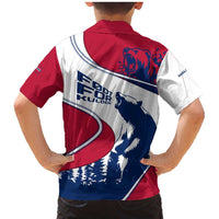 Svalbard Norway Family Matching Mermaid Dress and Hawaiian Shirt with Polar Bear Forest and Norwegian Flag - Wonder Print Shop