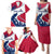 Svalbard Norway Family Matching Puletasi and Hawaiian Shirt with Polar Bear Forest and Norwegian Flag - Wonder Print Shop