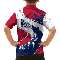 Svalbard Norway Hawaiian Shirt with Polar Bear Forest and Norwegian Flag - Wonder Print Shop