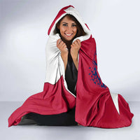 Svalbard Norway Hooded Blanket with Polar Bear Forest and Norwegian Flag - Wonder Print Shop