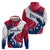 Svalbard Norway Hoodie with Polar Bear Forest and Norwegian Flag - Wonder Print Shop