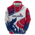 Svalbard Norway Hoodie with Polar Bear Forest and Norwegian Flag - Wonder Print Shop