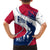 Svalbard Norway Kid Hawaiian Shirt with Polar Bear Forest and Norwegian Flag - Wonder Print Shop