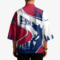 Svalbard Norway Kimono with Polar Bear Forest and Norwegian Flag - Wonder Print Shop