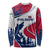 Svalbard Norway Long Sleeve Shirt with Polar Bear Forest and Norwegian Flag - Wonder Print Shop