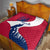 Svalbard Norway Quilt with Polar Bear Forest and Norwegian Flag - Wonder Print Shop