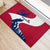 Svalbard Norway Rubber Doormat with Polar Bear Forest and Norwegian Flag - Wonder Print Shop