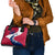 Svalbard Norway Shoulder Handbag with Polar Bear Forest and Norwegian Flag - Wonder Print Shop