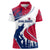 Svalbard Norway Women Polo Shirt with Polar Bear Forest and Norwegian Flag - Wonder Print Shop