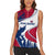 Svalbard Norway Women Sleeveless Polo Shirt with Polar Bear Forest and Norwegian Flag - Wonder Print Shop