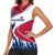 Svalbard Norway Women Sleeveless Polo Shirt with Polar Bear Forest and Norwegian Flag - Wonder Print Shop