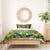 Nevis in Saint Kitts and Nevis Bedding Set Geometric Pattern and Coat of Arms - Wonder Print Shop