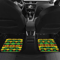 Nevis in Saint Kitts and Nevis Car Mats Geometric Pattern and Coat of Arms - Wonder Print Shop