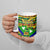 Nevis in Saint Kitts and Nevis Ceramic Mug Geometric Pattern and Coat of Arms - Wonder Print Shop