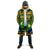 Nevis in Saint Kitts and Nevis Cloak Geometric Pattern and Coat of Arms - Wonder Print Shop