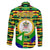 Nevis in Saint Kitts and Nevis Family Matching Summer Maxi Dress and Hawaiian Shirt Geometric Pattern and Coat of Arms - Wonder Print Shop