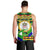 Nevis in Saint Kitts and Nevis Men Tank Top Geometric Pattern and Coat of Arms - Wonder Print Shop