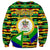 Nevis in Saint Kitts and Nevis Sweatshirt Geometric Pattern and Coat of Arms - Wonder Print Shop