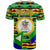 Nevis in Saint Kitts and Nevis T Shirt Geometric Pattern and Coat of Arms - Wonder Print Shop