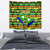 Nevis in Saint Kitts and Nevis Tapestry Geometric Pattern and Coat of Arms - Wonder Print Shop