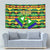 Nevis in Saint Kitts and Nevis Tapestry Geometric Pattern and Coat of Arms - Wonder Print Shop
