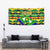 Nevis in Saint Kitts and Nevis Tapestry Geometric Pattern and Coat of Arms - Wonder Print Shop