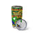 Nevis in Saint Kitts and Nevis Tumbler Cup Geometric Pattern and Coat of Arms - Wonder Print Shop