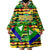 Nevis in Saint Kitts and Nevis Wearable Blanket Hoodie Geometric Pattern and Coat of Arms - Wonder Print Shop
