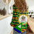 Nevis in Saint Kitts and Nevis Women Casual Shirt Geometric Pattern and Coat of Arms - Wonder Print Shop