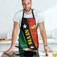 Nevis in Saint Kitts and Nevis Apron Star Design and Coat of Arms - Wonder Print Shop