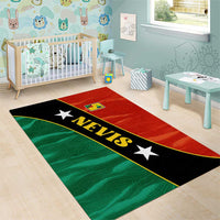 Nevis in Saint Kitts and Nevis Area Rug Star Design and Coat of Arms - Wonder Print Shop