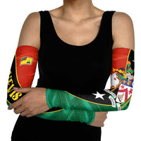 Nevis in Saint Kitts and Nevis Arm Sleeves Star Design and Coat of Arms - Wonder Print Shop